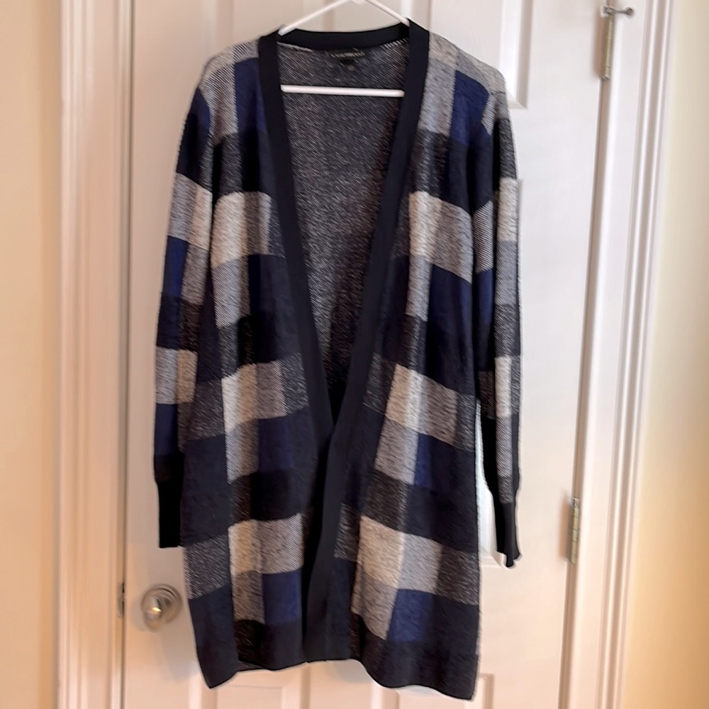 Long Sweater Multi black, navy, gray.